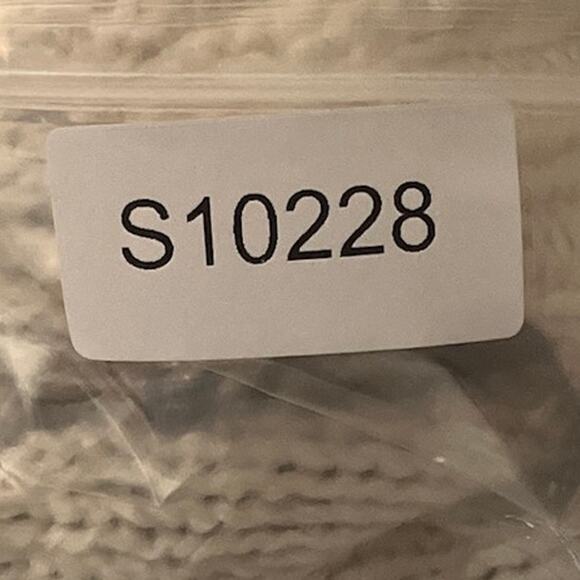 Old Navy Womens Sweater Cream Aztec Open Front Knit Short Sleeve Wool Blend S - Picture 12 of 12